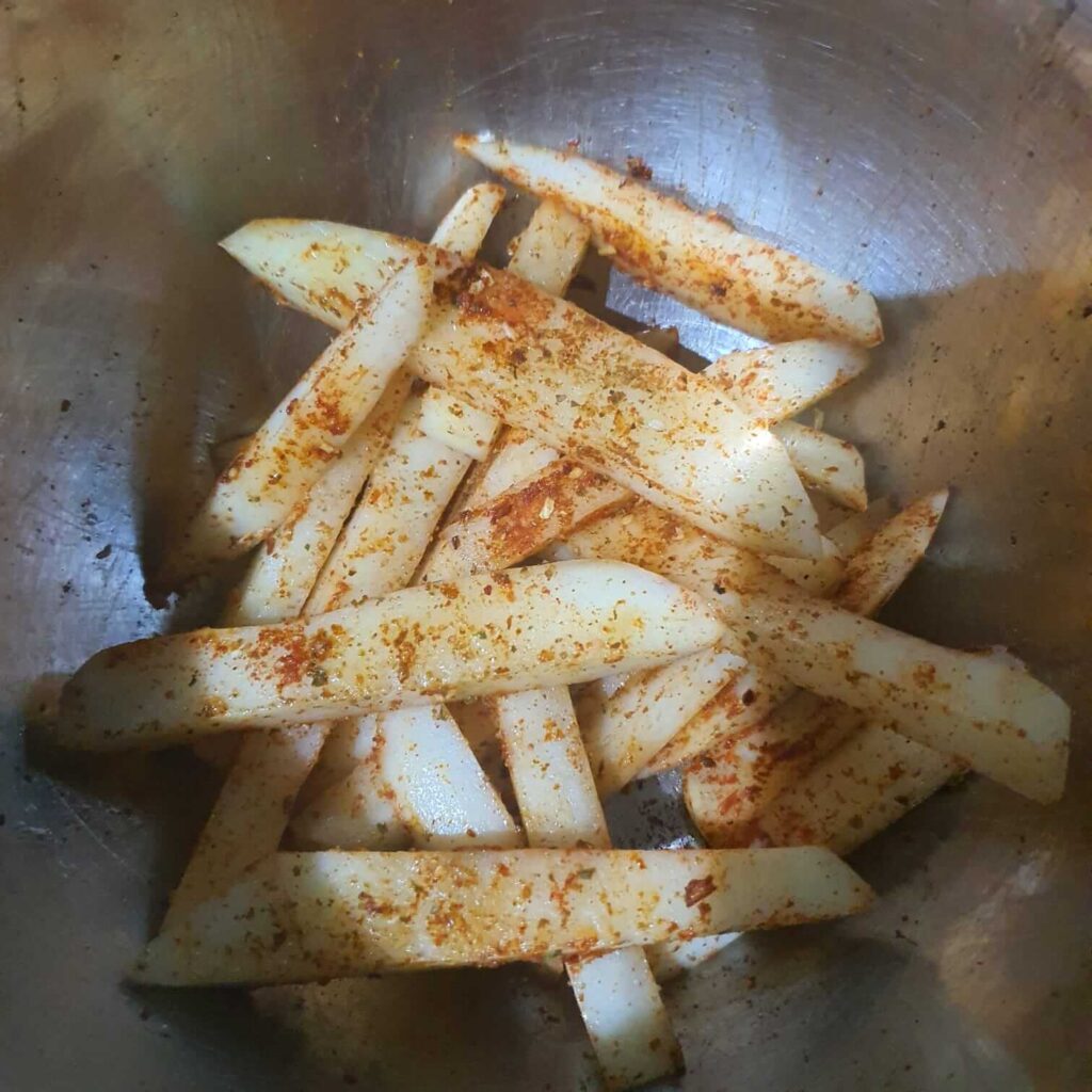 Recette Frites - friteuse à air sans huile